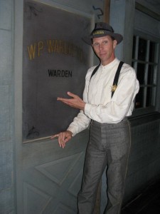 'W.P. Warburton' - SDC's warden at his office