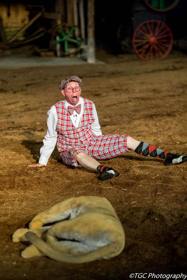 Me as 'Ollie' in the 2014 Shepherd of the Hills play